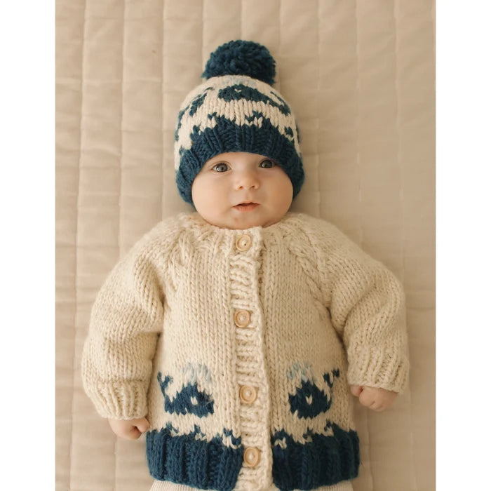 Whale Cardigan Sweater - Madison's Niche