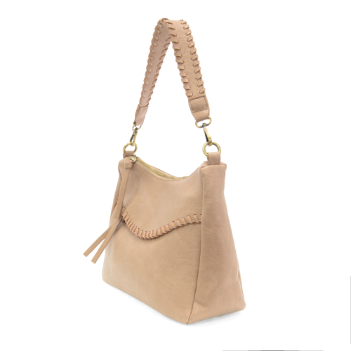 Whipstitch Hobo in Buff - Madison's Niche