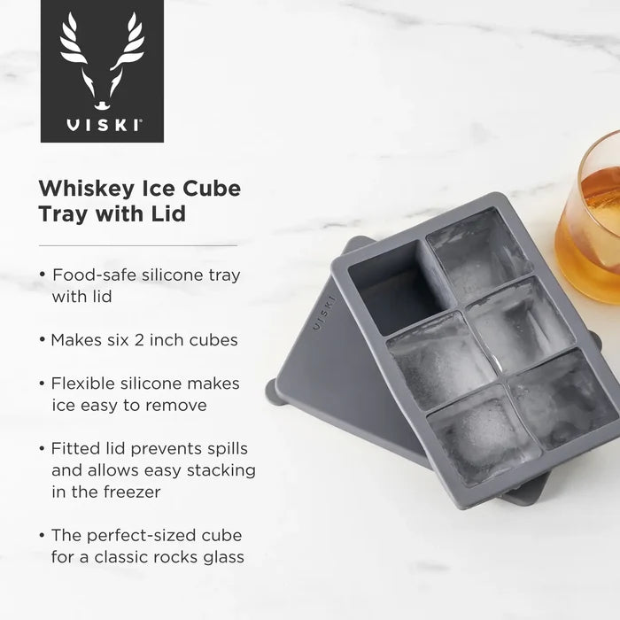 Whiskey Ice Tray with Lid - Madison's Niche