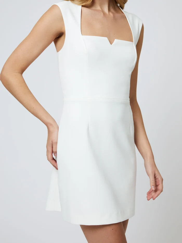 Whisper Square Neck Dress with Notch - Madison's Niche