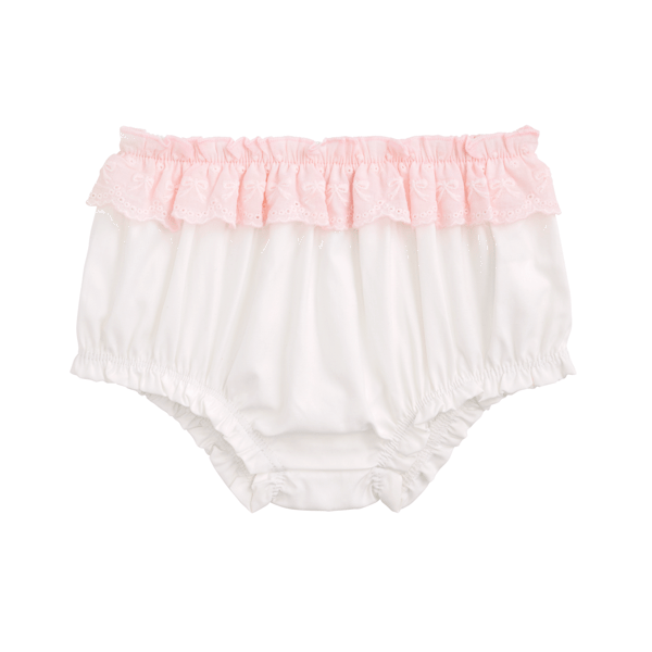 White Eyelet Flounce Bloomers - Madison's Niche