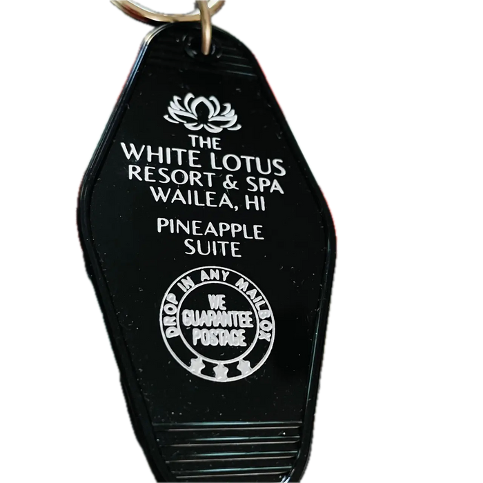 White Lotus Motel Key Fob - Madison's Niche