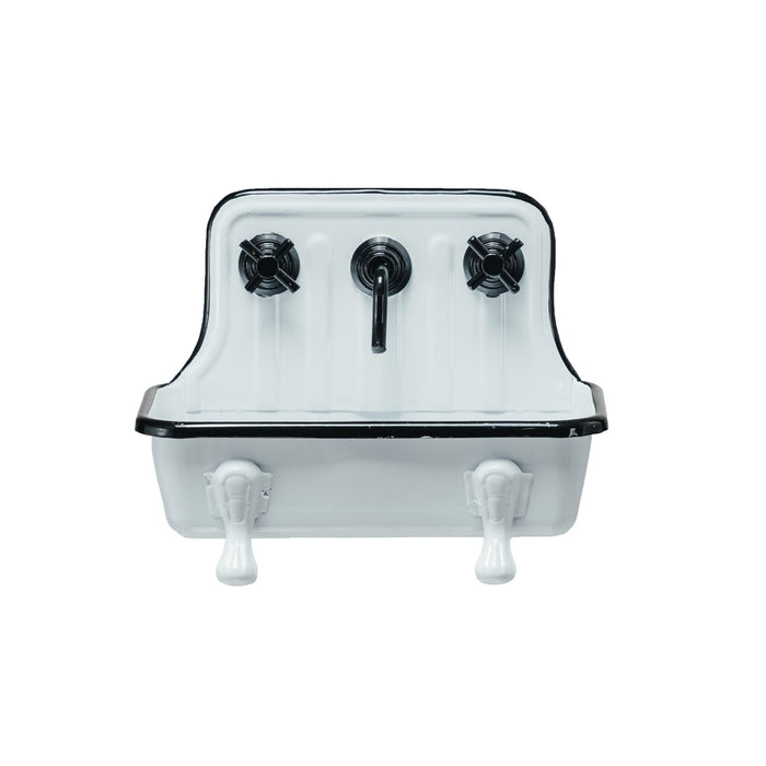 White Sink Soap Dish - Madison's Niche