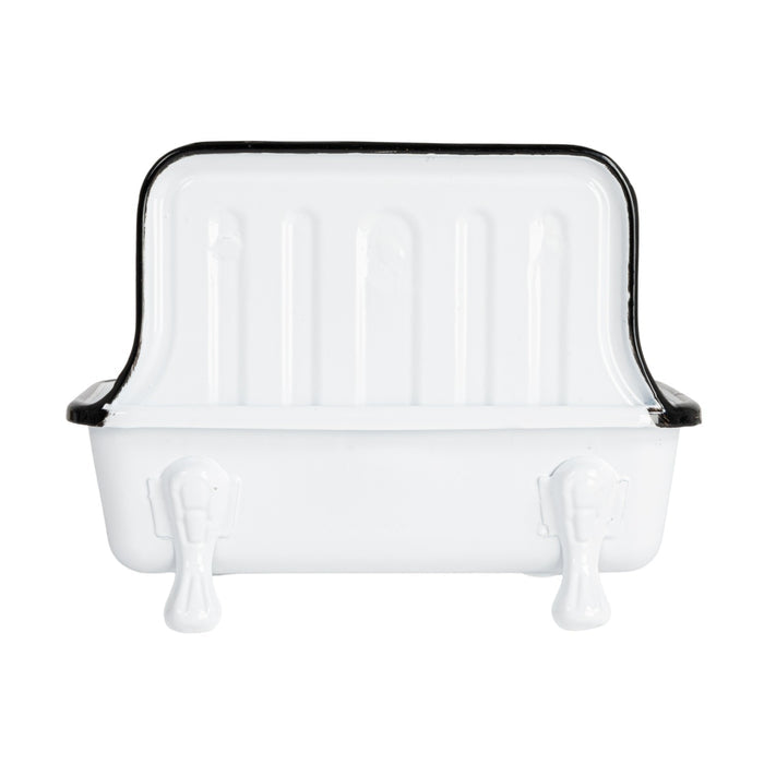 White Sink Soap Dish - Madison's Niche