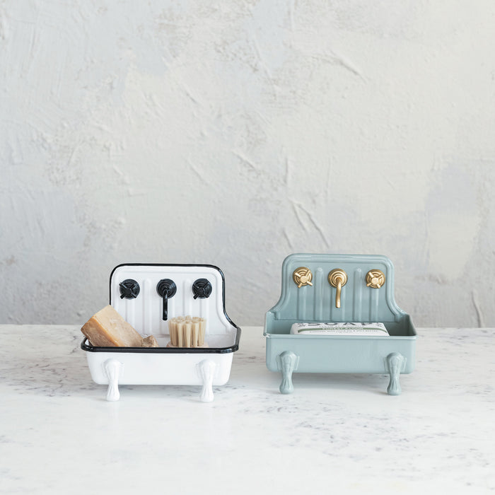 White Sink Soap Dish - Madison's Niche