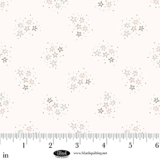 White Stars Sugar Dreams Cotton 44"/45" Fabric Per Yard