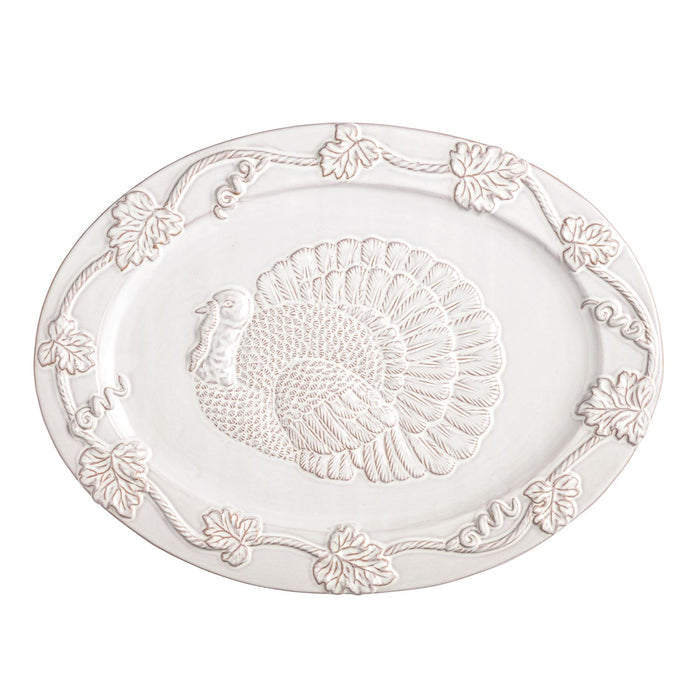 White Turkey Platter