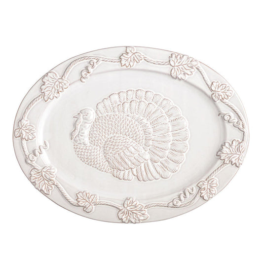 White Turkey Platter