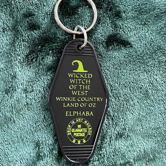 Wicked Witch Motel Key Fob - Madison's Niche