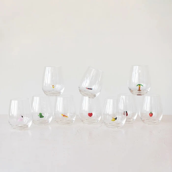 Wine Glass with Figure - Madison's Niche