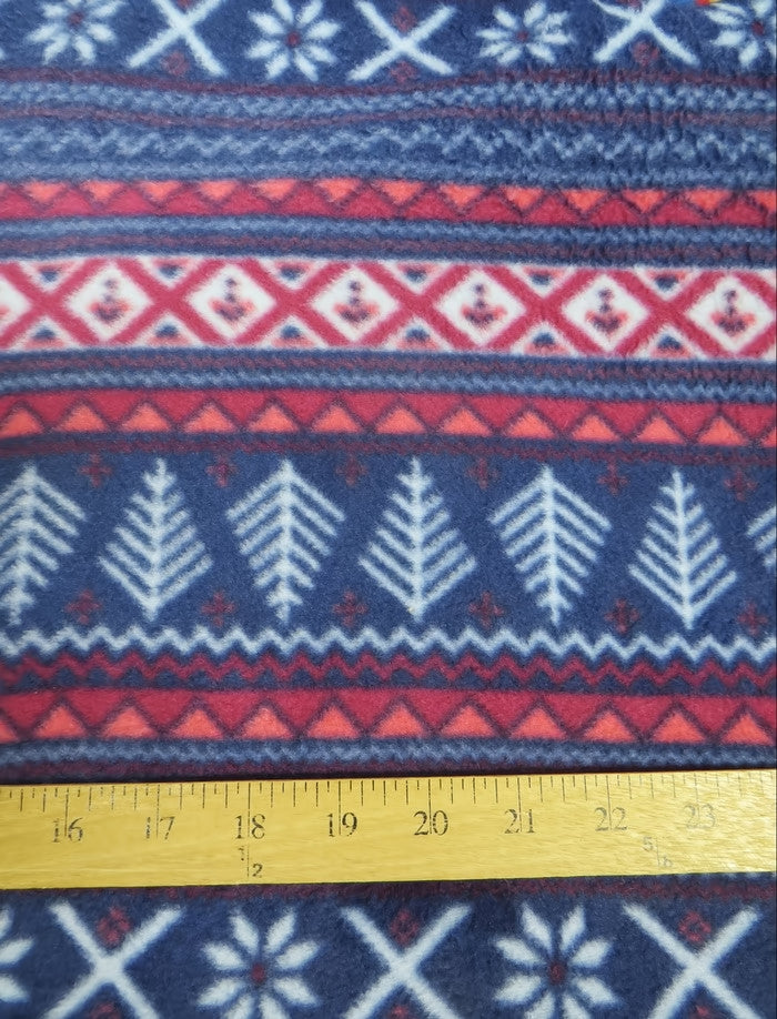 Winter Delight Theme Fleece Fabric
