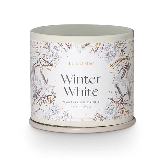 Winter White Vanity Tin Candle - Madison's Niche