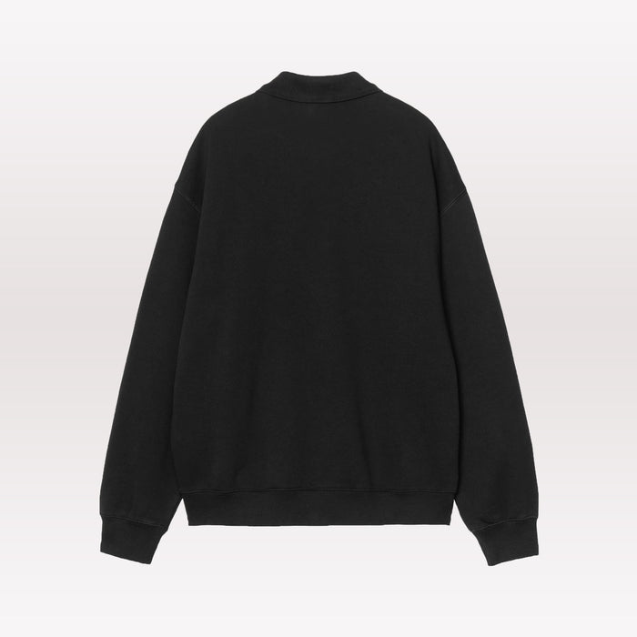 WIP Label Polo Sweat - Black