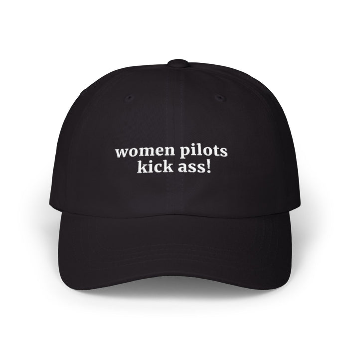 Women Pilots Kick Ass! Dad Hat