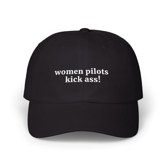 Women Pilots Kick Ass! Dad Hat