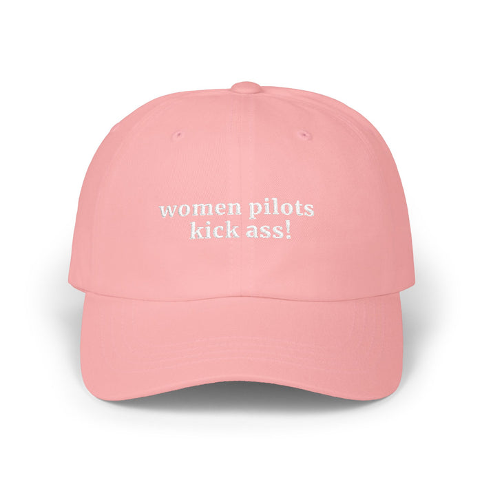 Women Pilots Kick Ass! Dad Hat