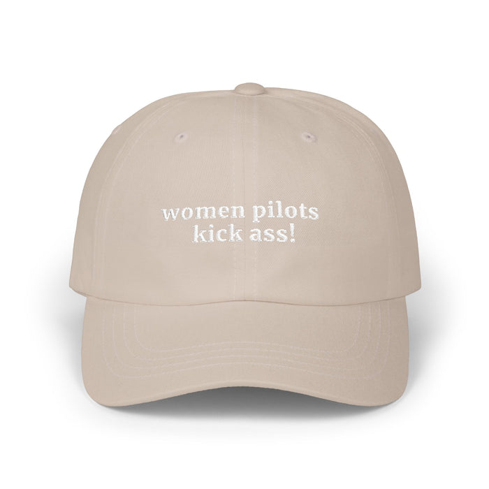 Women Pilots Kick Ass! Dad Hat