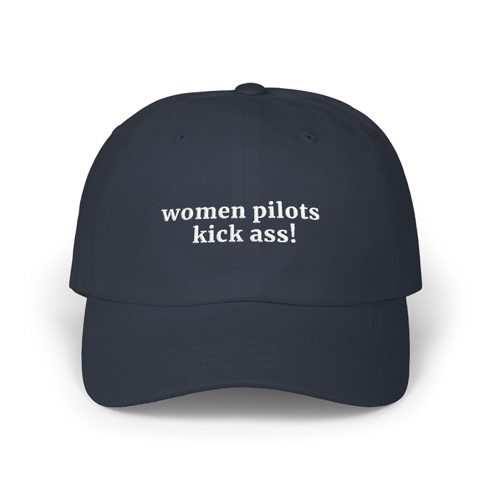 Women Pilots Kick Ass! Dad Hat