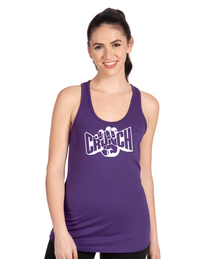 Women's Group Fit Purple Tank w/ Screen Printed Logo