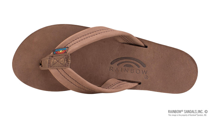Women's Single Layer Arch Support Premier Leather with 1" Strap