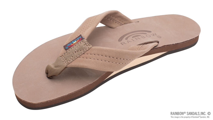Women's Single Layer Arch Support Premier Leather with 1" Strap