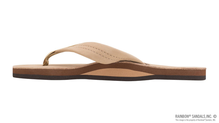 Women's Single Layer Arch Support Premier Leather with 1" Strap