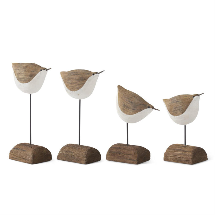Wooden Seagull On Driftwood - Madison's Niche