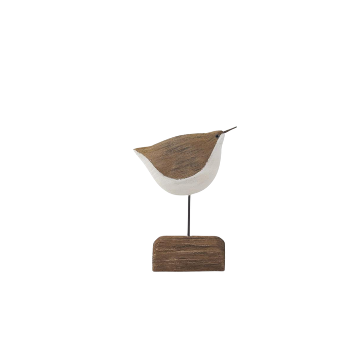 Wooden Seagull On Driftwood - Madison's Niche