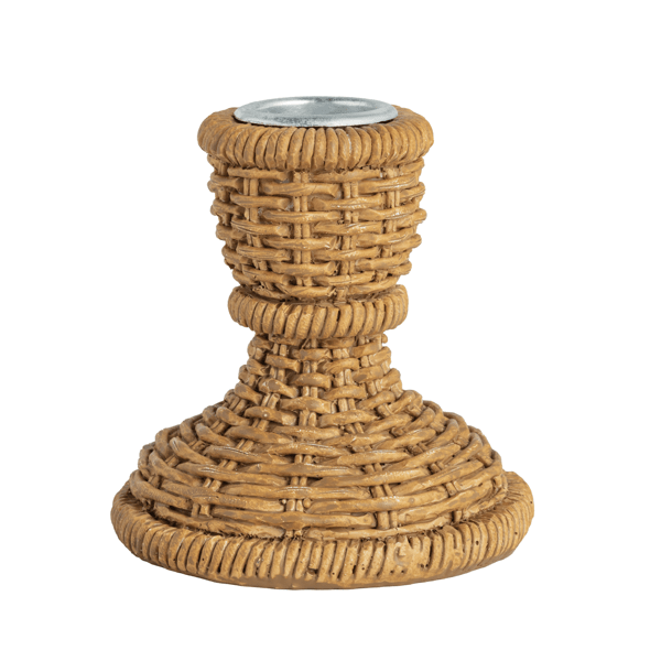 Woven Resin Taper Holder - Madison's Niche