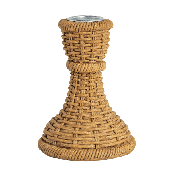 Woven Resin Taper Holder - Madison's Niche
