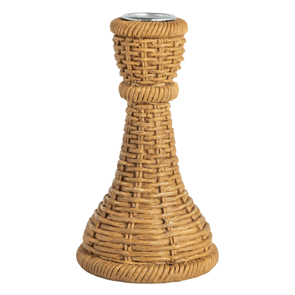 Woven Resin Taper Holder - Madison's Niche