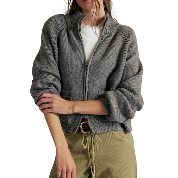WTF On It Half Zip in Grey