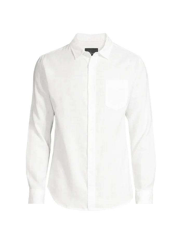 Wyatt Relaxed Fit Top in White - Madison's Niche
