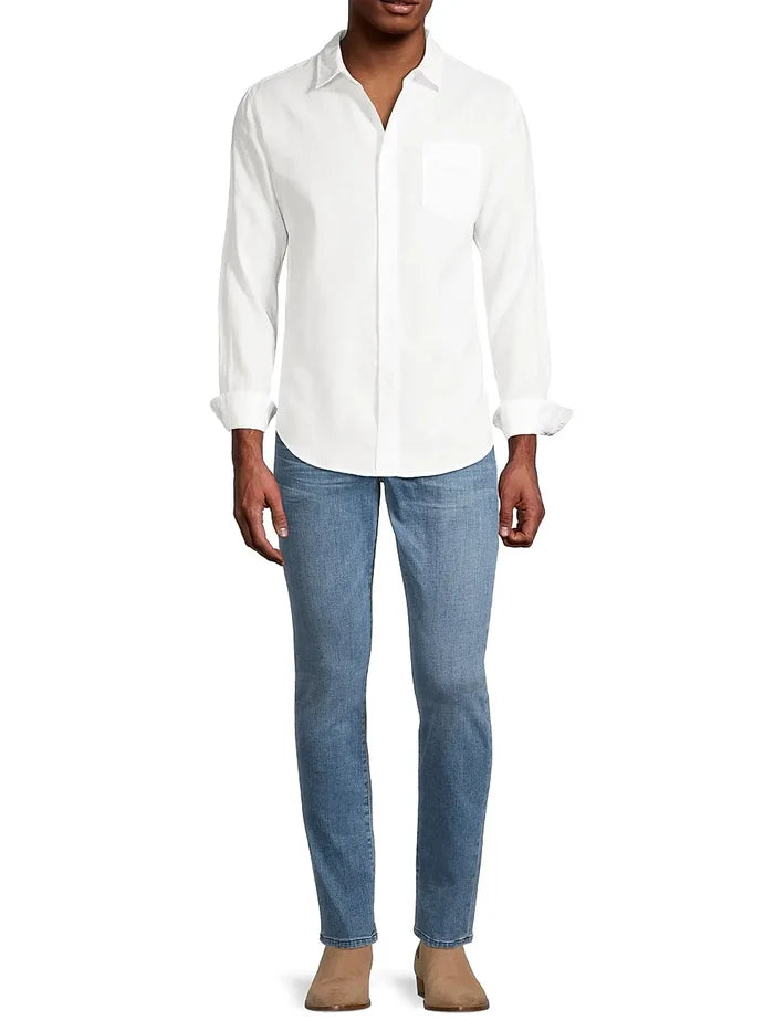 Wyatt Relaxed Fit Top in White - Madison's Niche