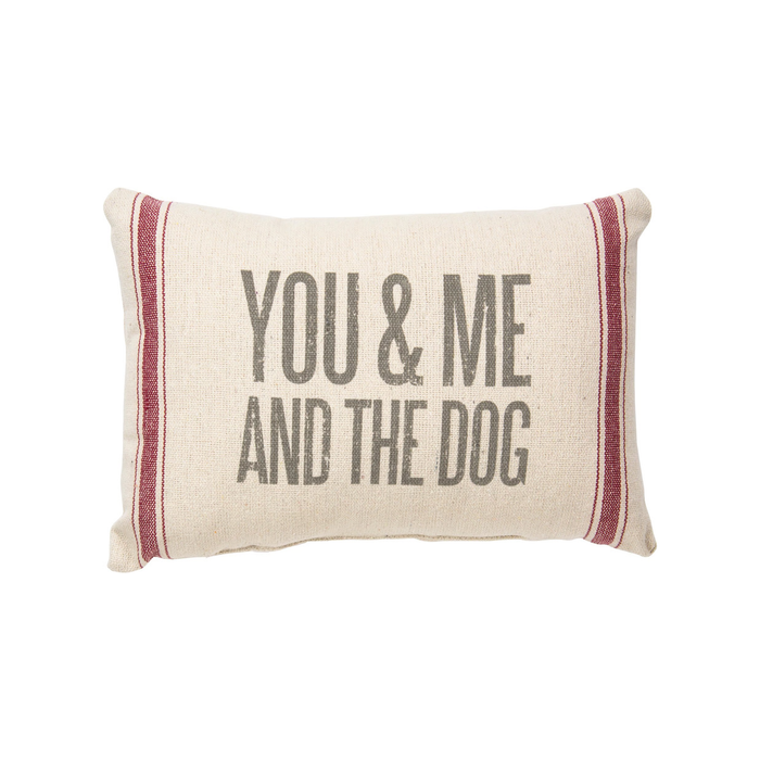 You & Me And The Dog Pillow - Madison's Niche