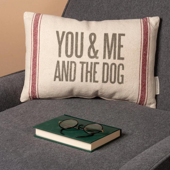 You & Me And The Dog Pillow - Madison's Niche