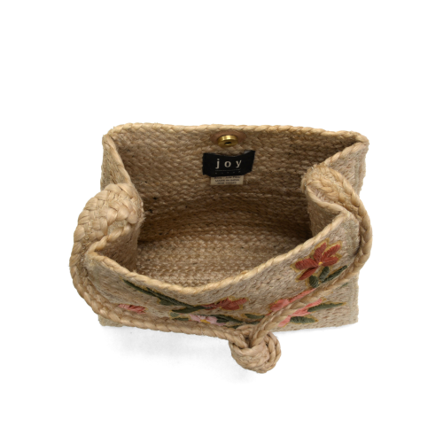 Zoe Daisies Jute Crossbody - Madison's Niche